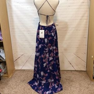 Floral full length dress.